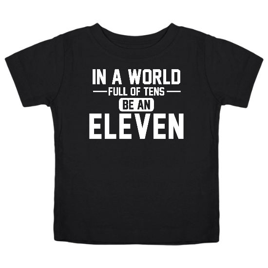 Be Eleven - White Kids T-Shirt