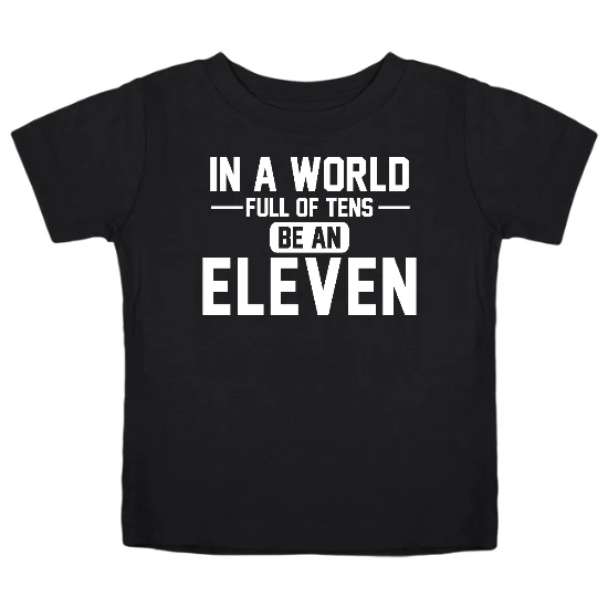 Be Eleven - White Kids T-Shirt