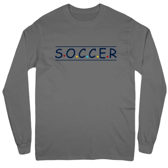 S.O.C.C.E.R Friends Mens Long Sleeve T-Shirt
