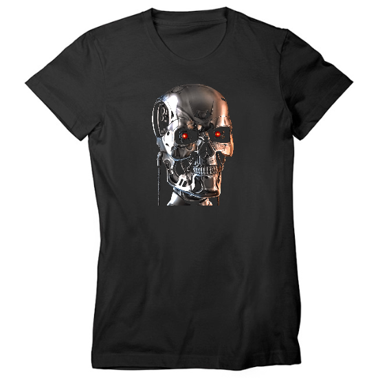 Evil Robot Womens T-Shirt