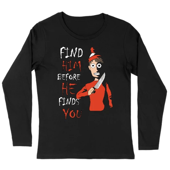Find Him Womens Long sleeve T-Shirt