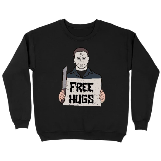 Free Hugs Kids Crewneck Sweatshirt