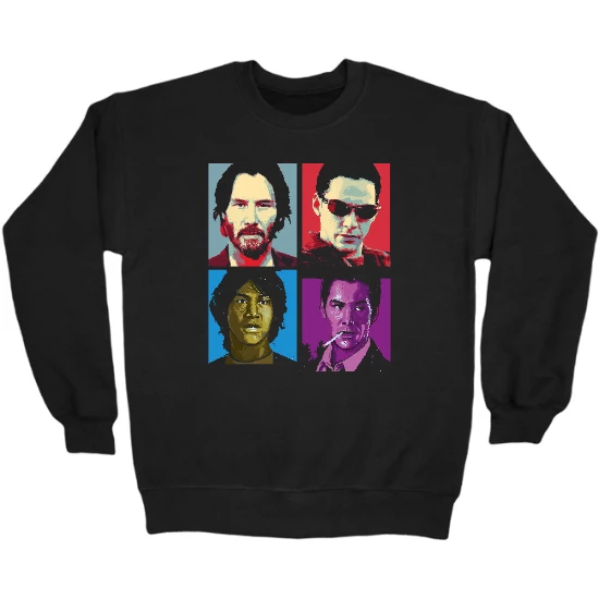 Keanu Pop Art Crewneck Sweatshirt
