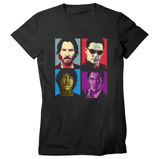 Keanu Pop Art Womens T-Shirt
