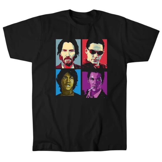 Keanu Pop Art Mens T-Shirt