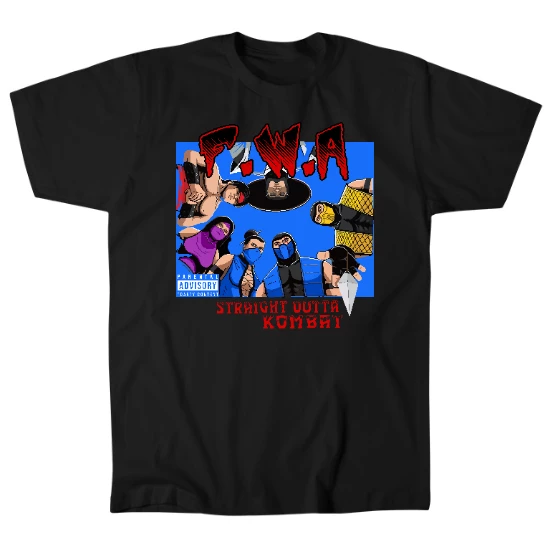 Fighterz Wit Attidudes Mens T-Shirt