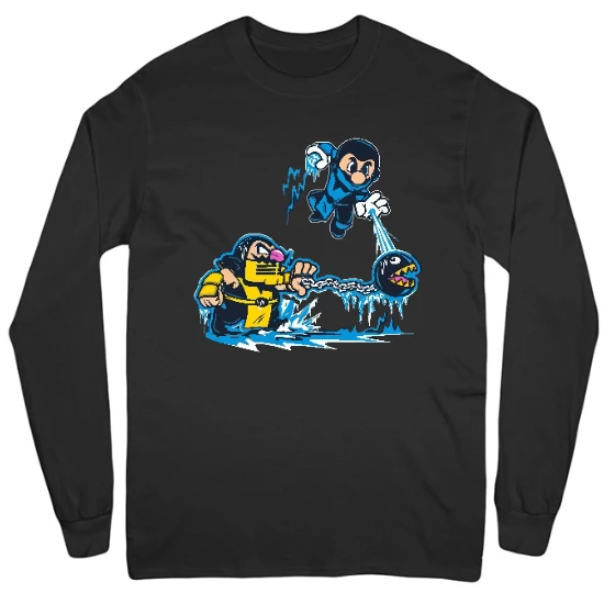 Fighterz Wit Attidudes Mens Long Sleeve T-Shirt 01