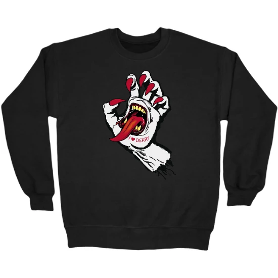 I Love Derry Skating Crewneck Sweatshirt