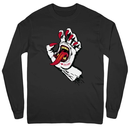 I Love Derry Skating Mens Long Sleeve T-Shirt