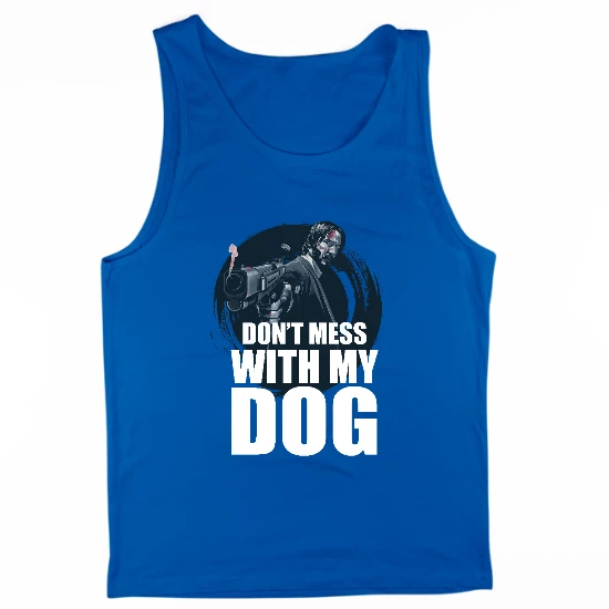 Dont Mess With My Dog Mens Tank Top