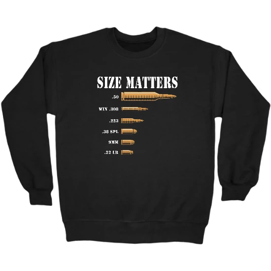 Size Matters Crewneck Sweatshirt