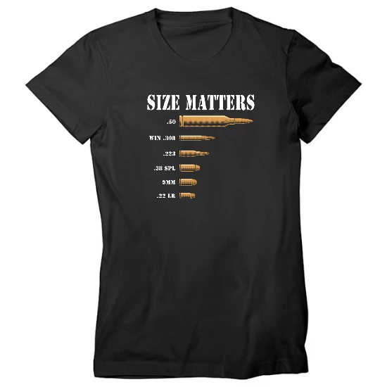 Size Matters Womens T-Shirt