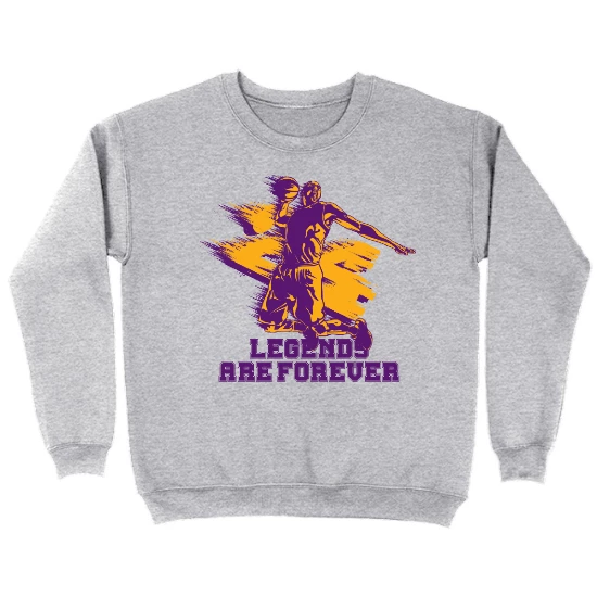 Legends Are Forever  Kids Crewneck Sweatshirt