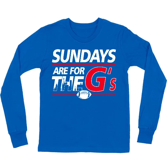 Sundays Are for the Gs Kids Long Sleeve T-Shirt