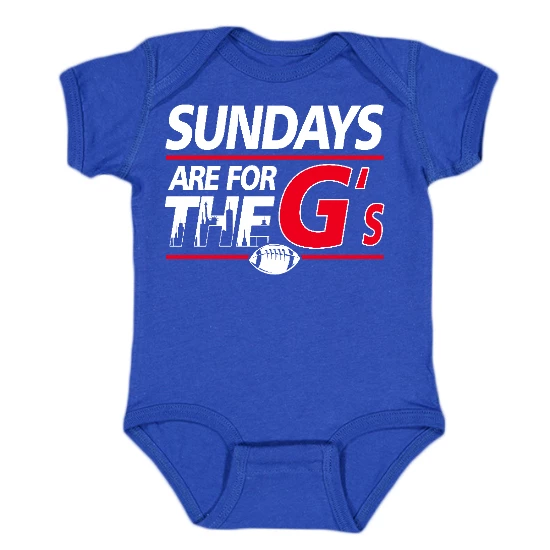 Sundays Are for the Gs Onesie