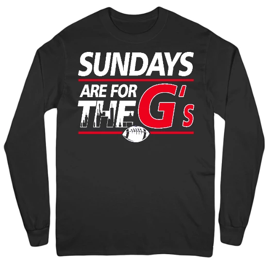 Sundays Are for the Gs Mens Long Sleeve T-Shirt