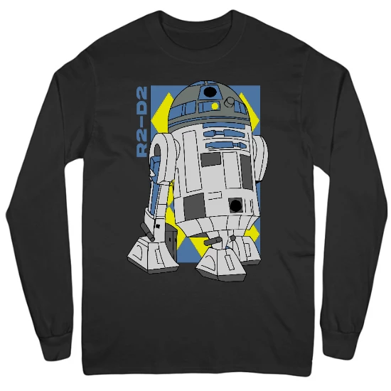 Astro Droid Mens Long Sleeve T-Shirt