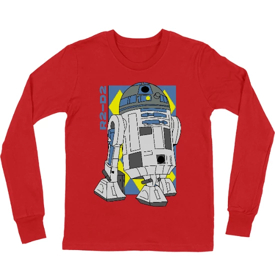 Astro Droid Kids Long Sleeve T-Shirt