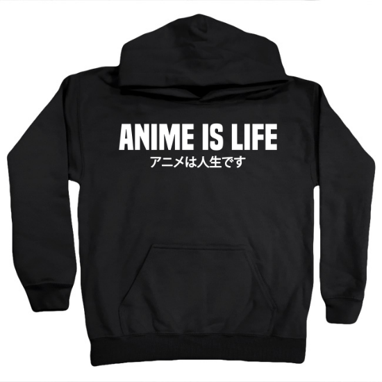 Anime is Life Kids Hoodie