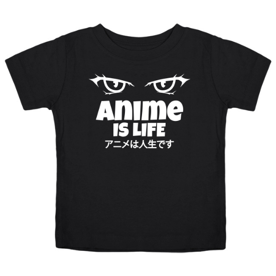Anime is Life Eyes Kids T-Shirt