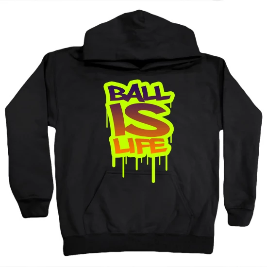Ball is Life Sunset Kids Hoodie