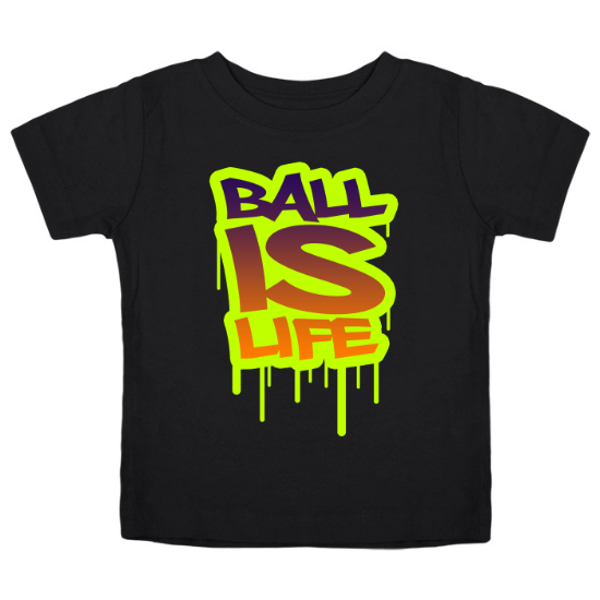 Ball is Life Sunset Kids T-Shirt