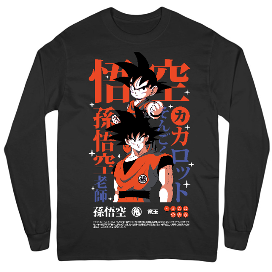 Dragon Fighters Mens Long Sleeve T-Shirt