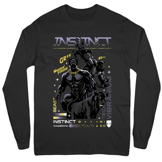 King Instinct Mens Long Sleeve T-Shirt