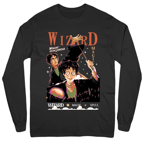 Young Wizard Mens Long Sleeve T-Shirt
