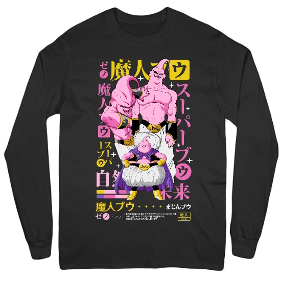 Evil Super Fighters Mens Long Sleeve T-Shirt