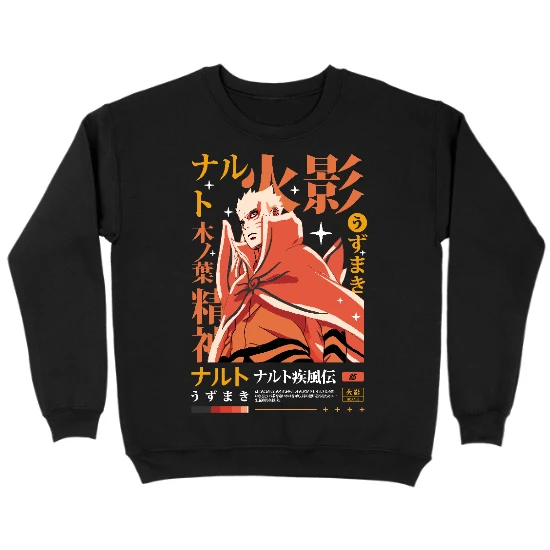 Young Jutsu Fighter Kids Crewneck Sweatshirt