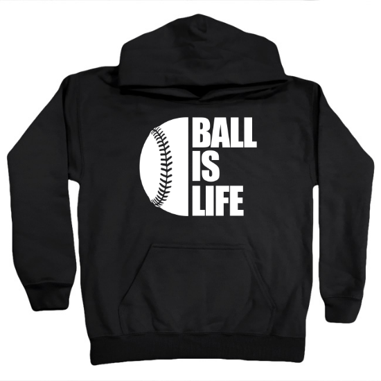 Baseball is Life Kids Hoodie