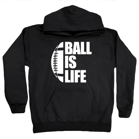 Football is Life Kids Hoodie