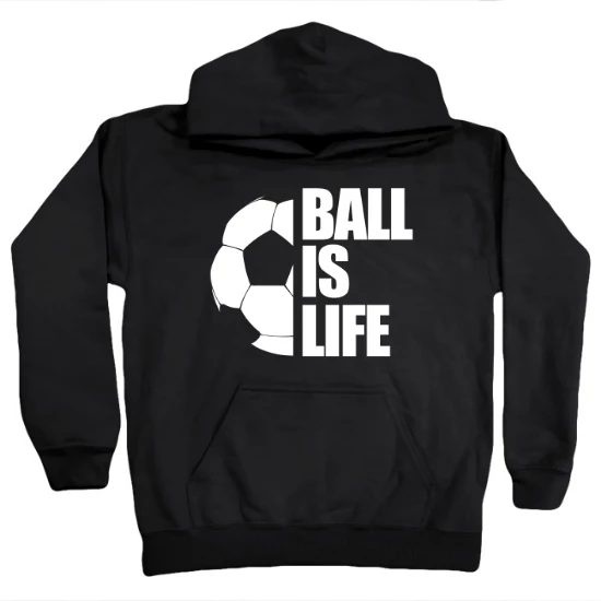Soccer is Life Kids Hoodie