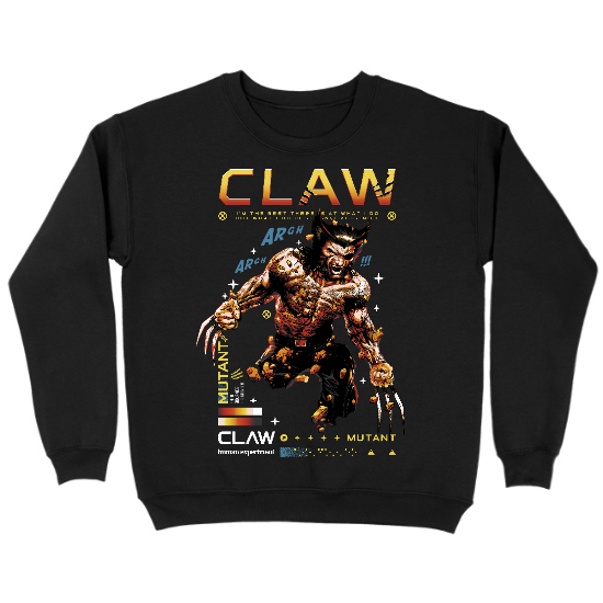 Clawed Mutant Kids Crewneck Sweatshirt