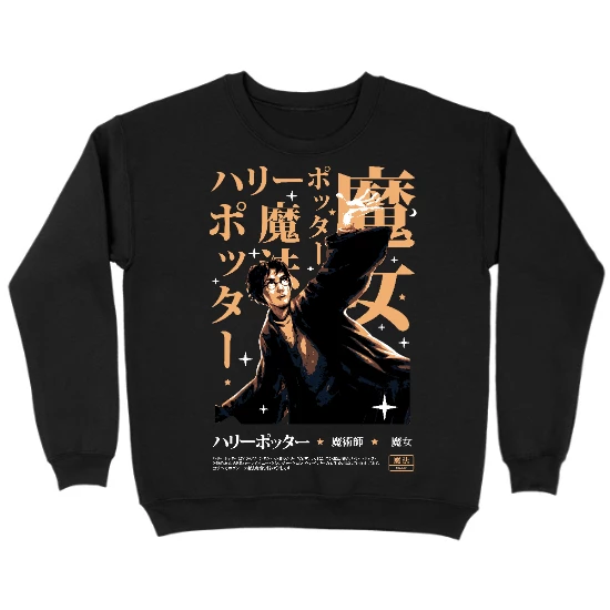 Rising Young Wizard Kids Crewneck Sweatshirt