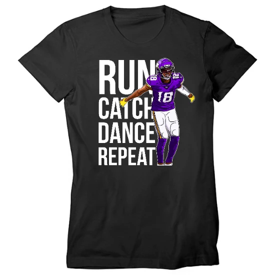 Run Dance Catch Repeat Womens T-Shirt