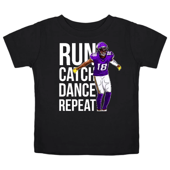 Run Dance Catch Repeat Kids T-Shirt