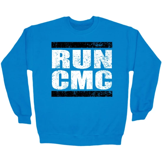 RUN CMC - Blue Crewneck Sweatshirt