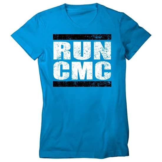 RUN CMC - Blue Womens T-Shirt