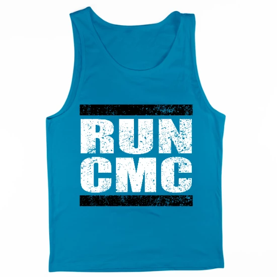 RUN CMC - Blue Mens Tank Top