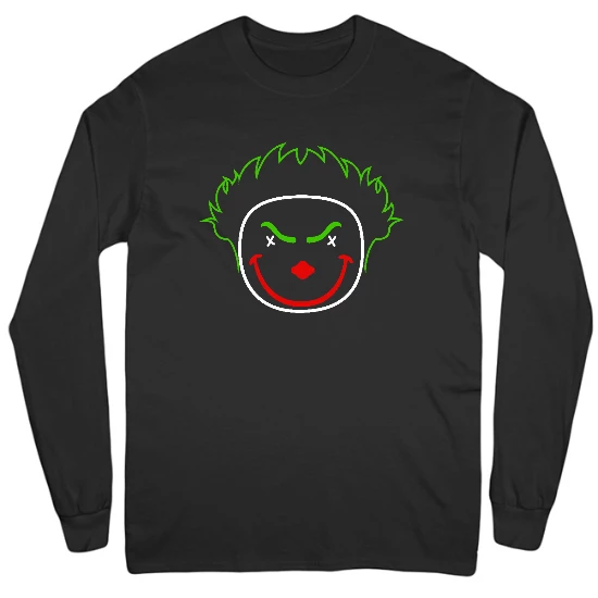 Jokervana Mens Long Sleeve T-Shirt 01