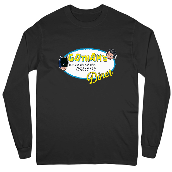 Gotham Diner Mens Long Sleeve T-Shirt
