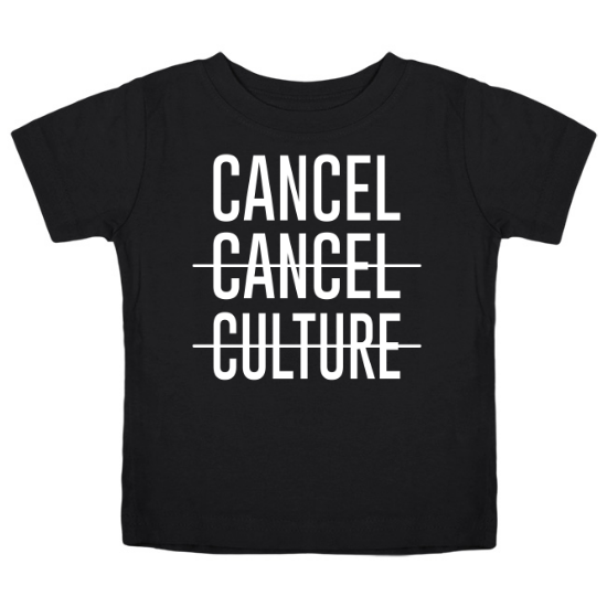 Funny Cancel Cancel Culture Cool Novelty Kids T-Shirt
