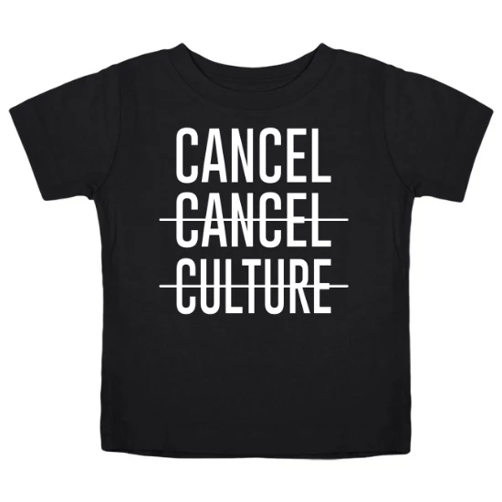 Funny Cancel Cancel Culture Cool Novelty Kids T-Shirt