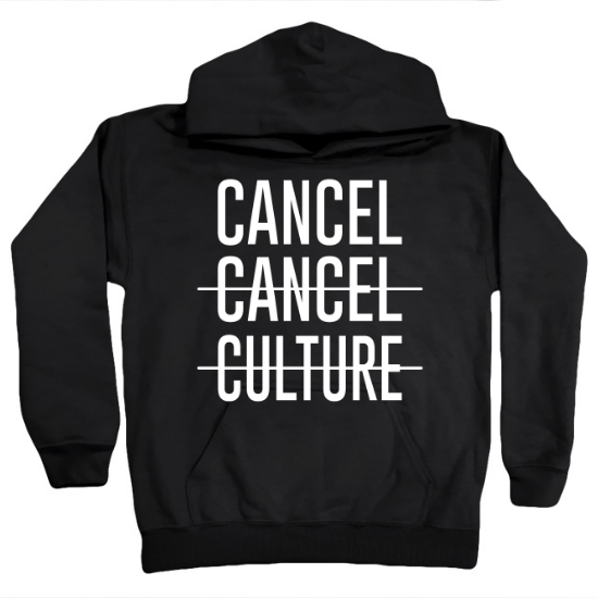 Funny Cancel Cancel Culture Cool Novelty Kids Hoodie