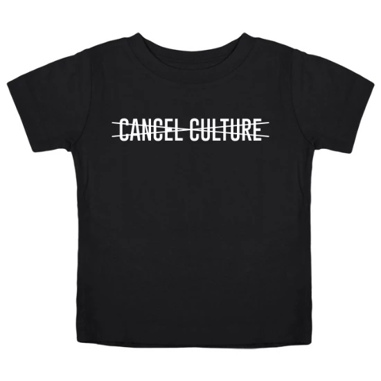 Funny Cancel Cancel Culture Crossed Out Humor Novelty Kids T-Shirt