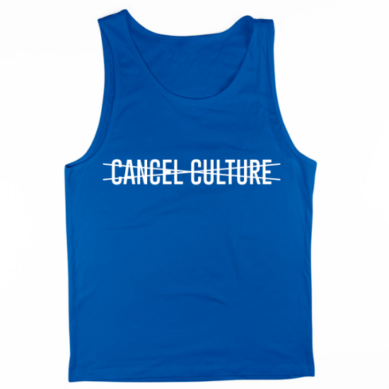 Funny Cancel Cancel Culture Crossed Out Humor Novelty Mens Tank Top 02