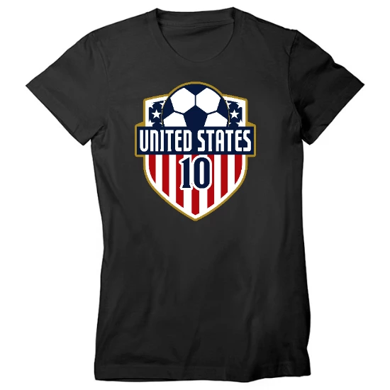 USA World Soccer National Team Womens T-Shirt