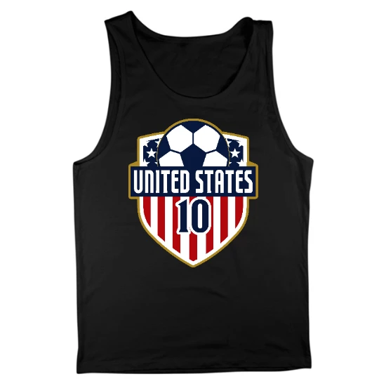 USA World Soccer National Team Mens Tank Top